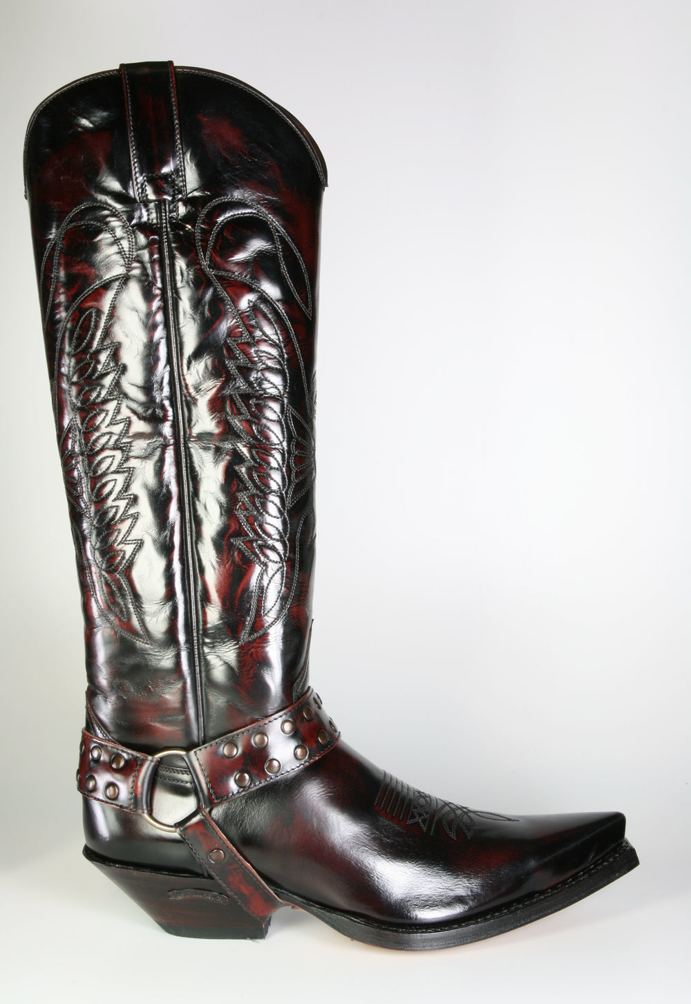 7167 Sendra Cowboystiefel Hochschaft Flor. Fuchsia