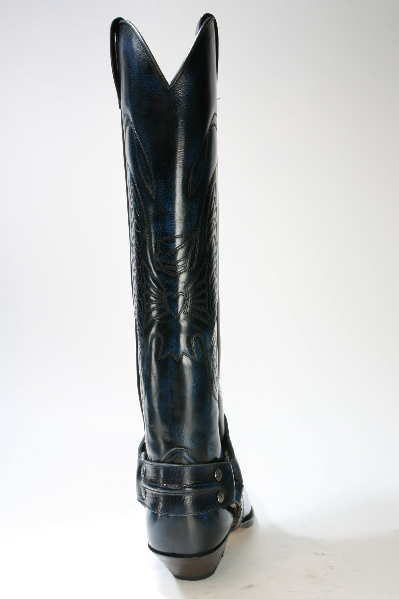 7167 Sendra Cowboystiefel Hochschaft Hurricane Azul