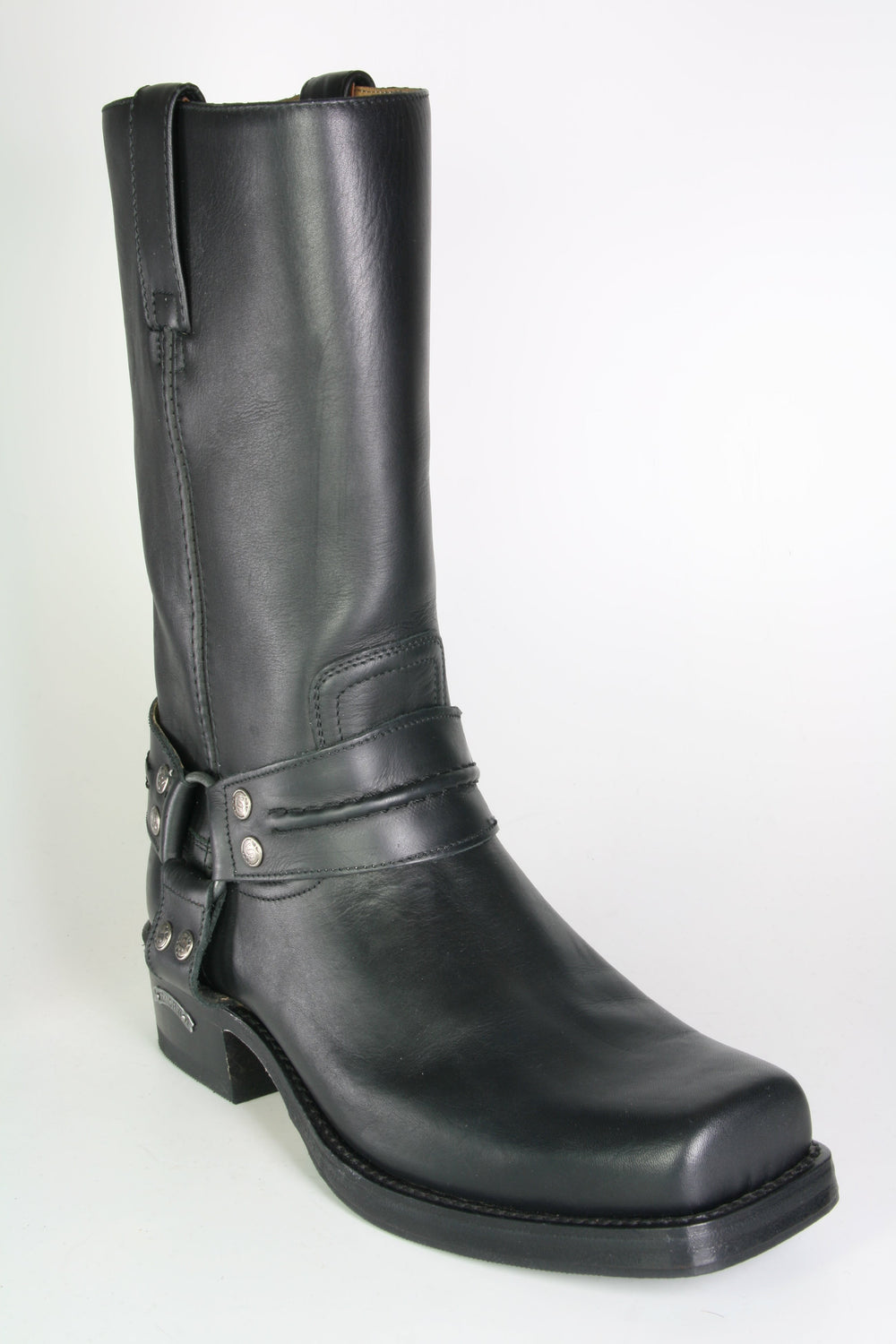 7410 Sendra Bikerboots Negro mit Gummisohle