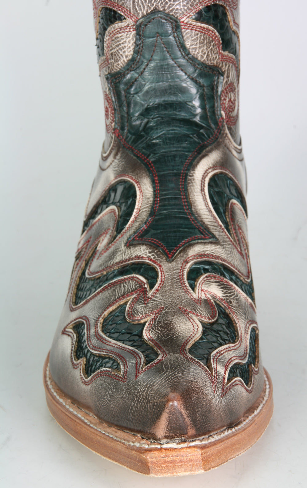 7428 Sendra cowboy boots Hurricane Marfil Python