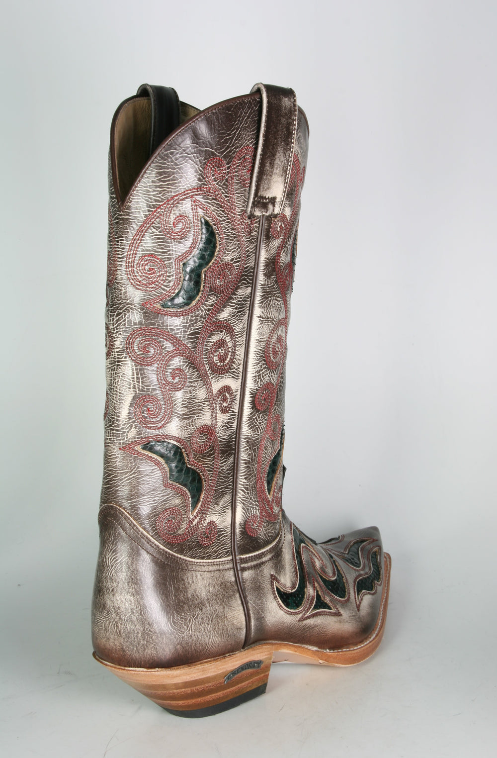 7428 Sendra cowboy boots Hurricane Marfil Python