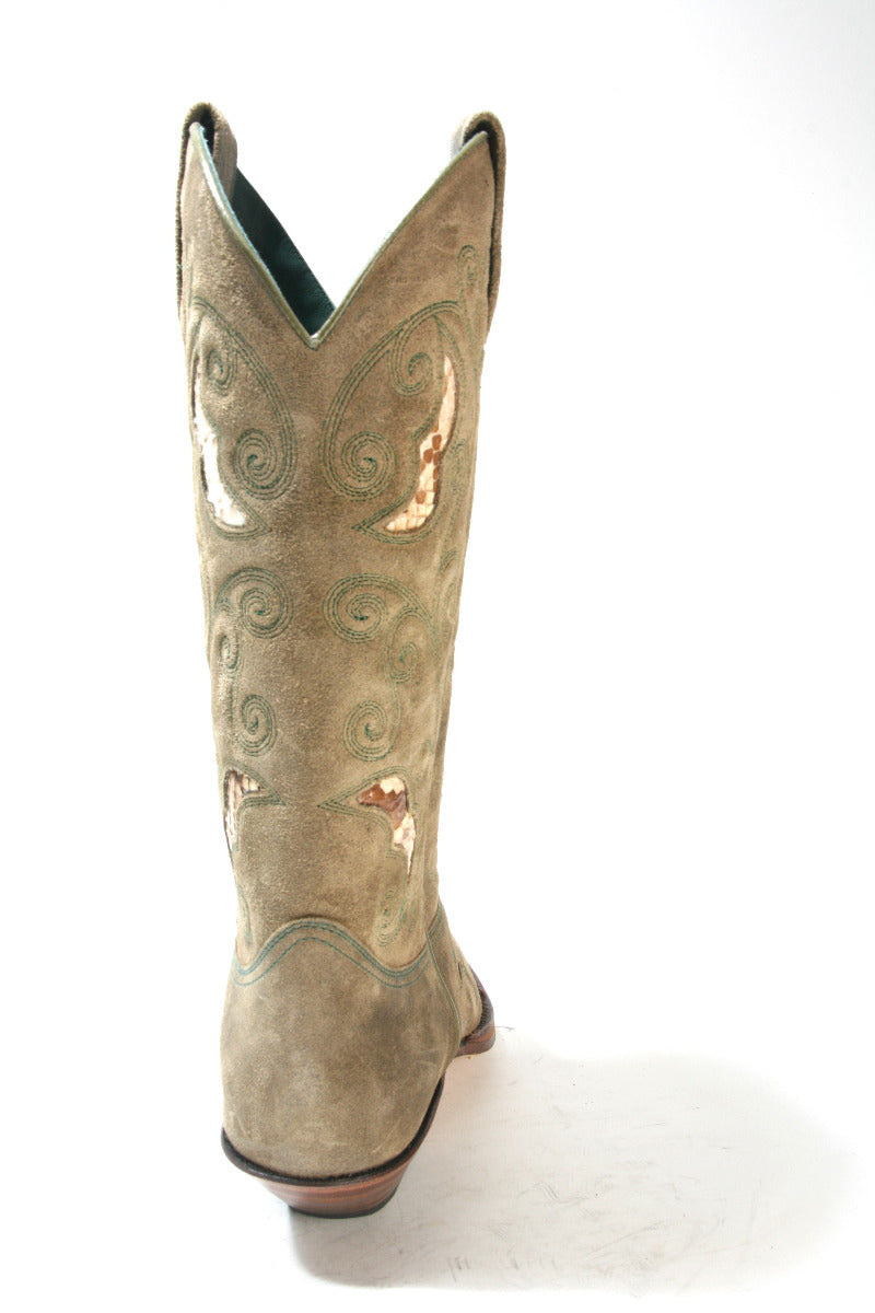 7428 Sendra cowboy boots Old Martens Corda Python Natural