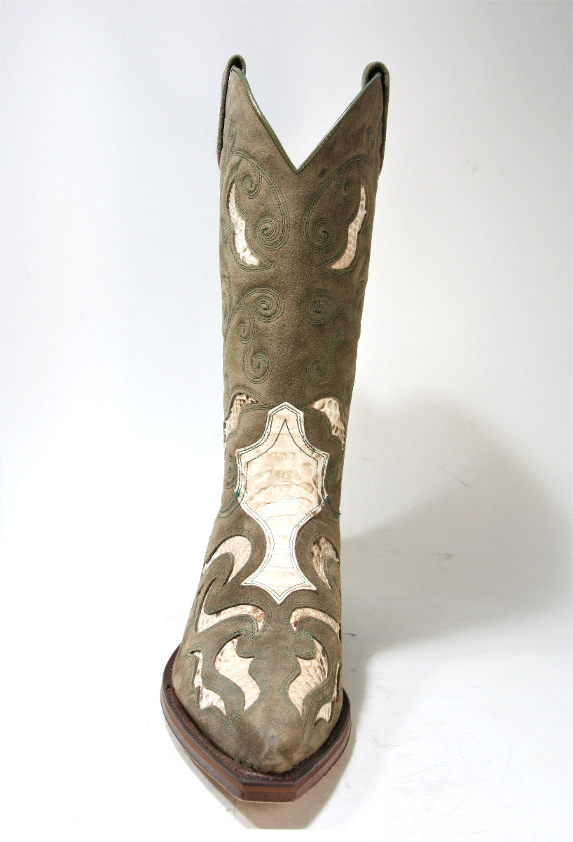 7428 Sendra cowboy boots Old Martens Corda Python Natural