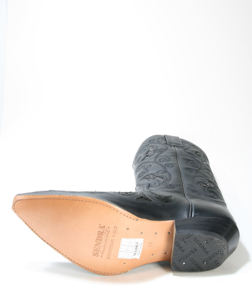 7490 Sendra Cowboy Boots Negro Python Negro