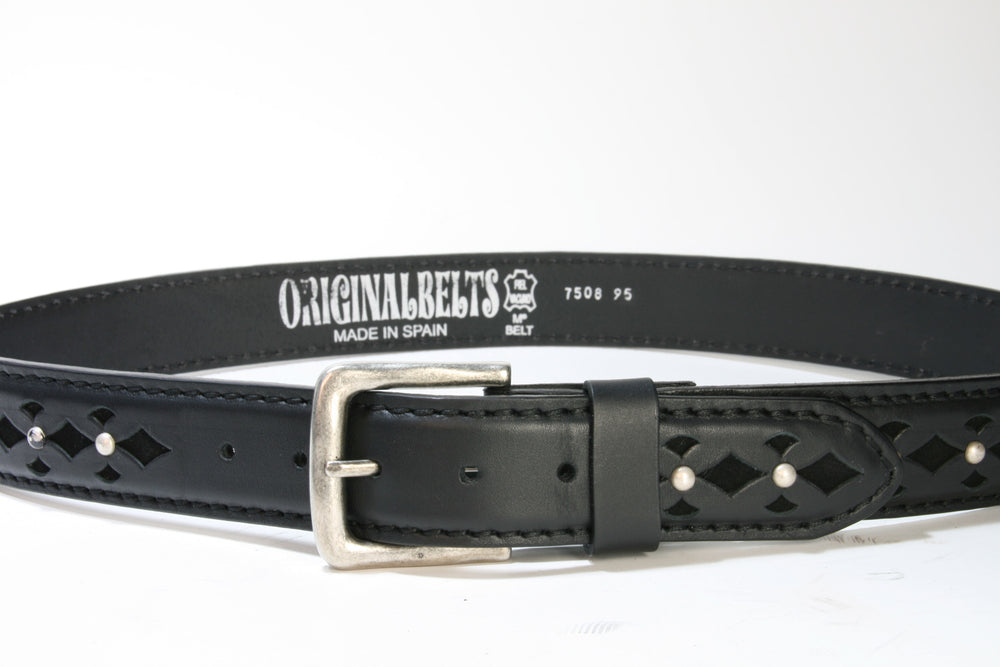 7508 Ledergürtel Black