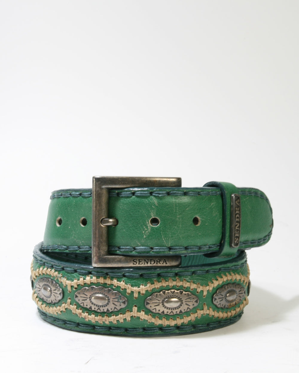 7606 Sendra Gürtel Coyote Raspado Verde