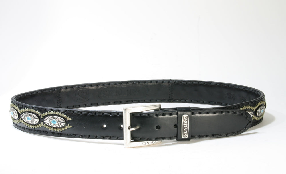 7608 Sendra Gürtel Negro Türkis