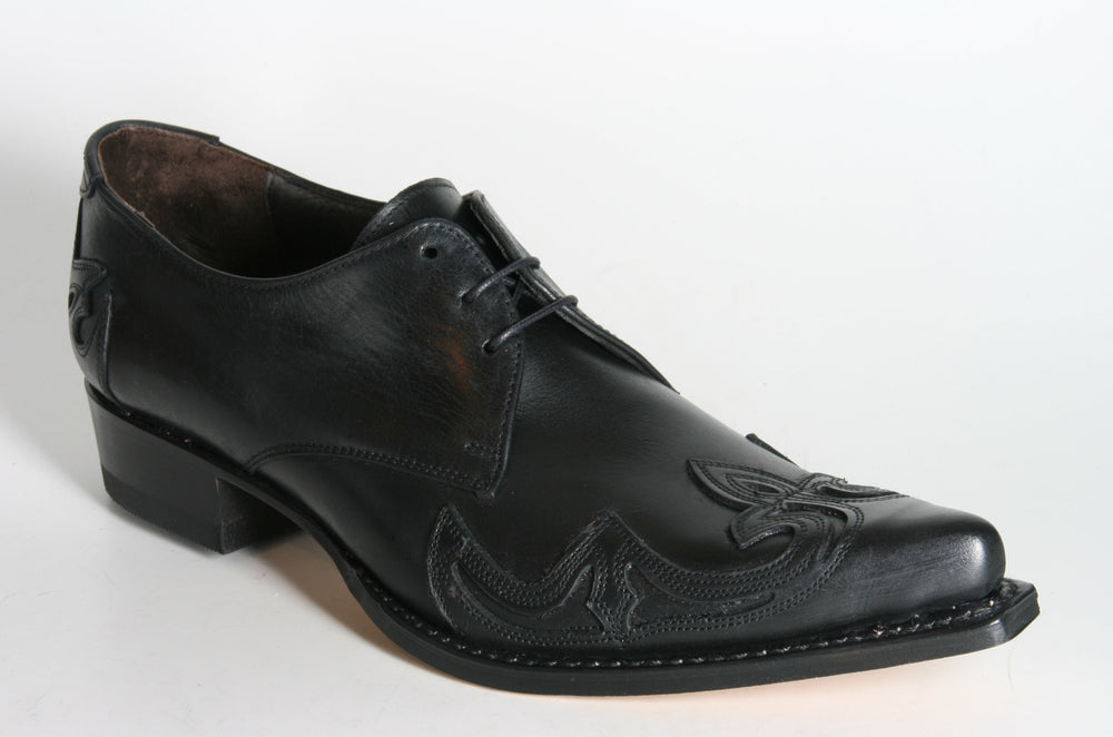 7784 Sendra Schnürschuhe MEZCAL Flamme Negro