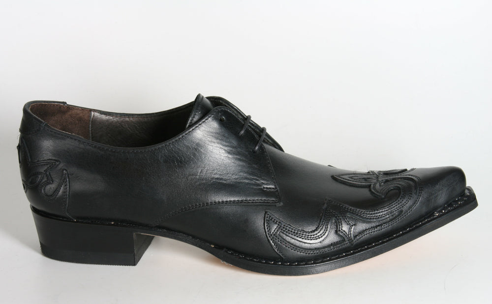 7784 Sendra Schnürschuhe MEZCAL Flamme Negro