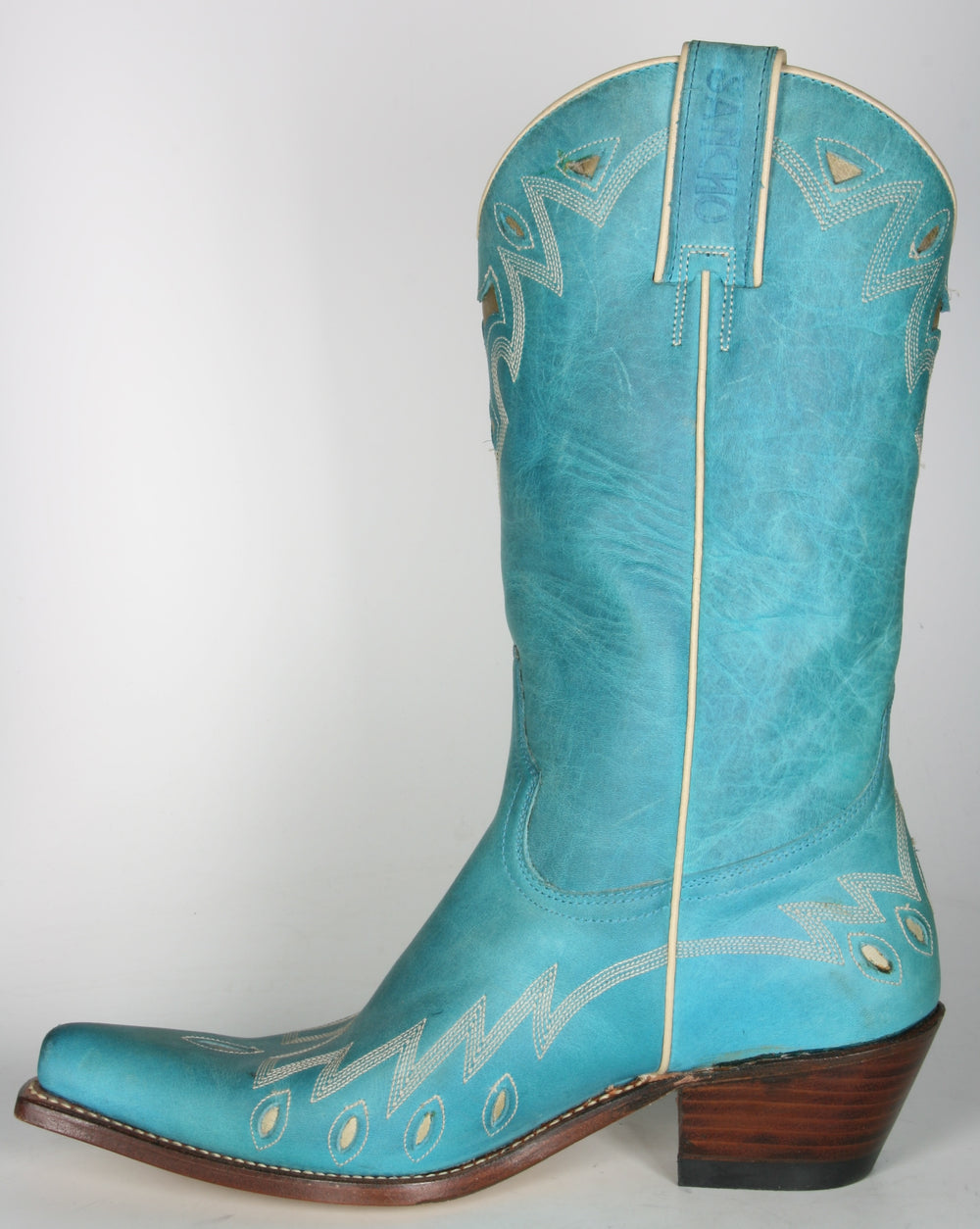 7903 Sancho cowboy boots Turquesa