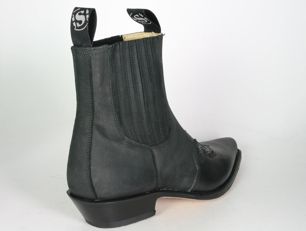 7959 Sendra Cowboy-Stiefeletten Negro