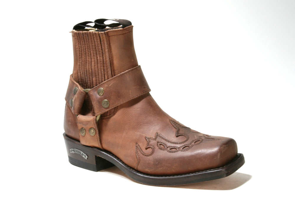 7962 Sendra Boots Bikerboots Spr. 7004 Braun