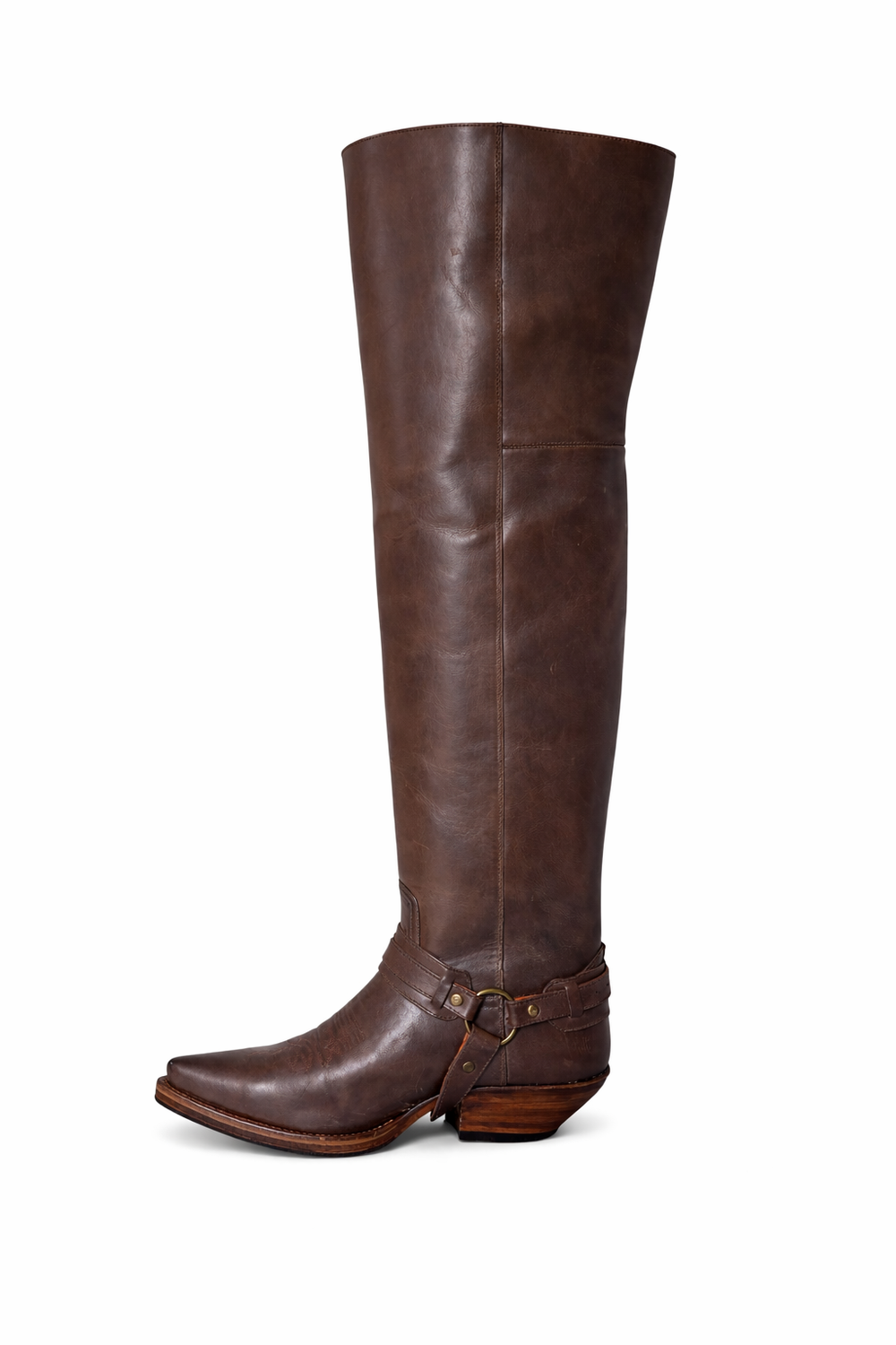 7977 Sendra Boots Overknees Snowbut Marron