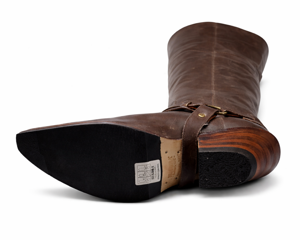 7977 Sendra Boots Overknees Snowbut Marron