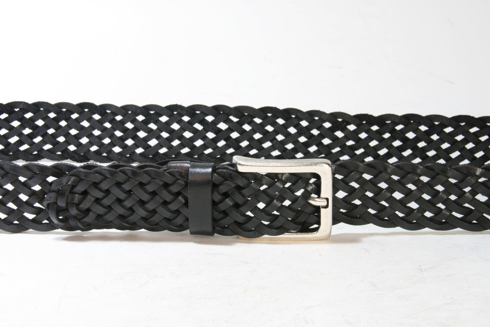 817 Vittozzi braided belt black