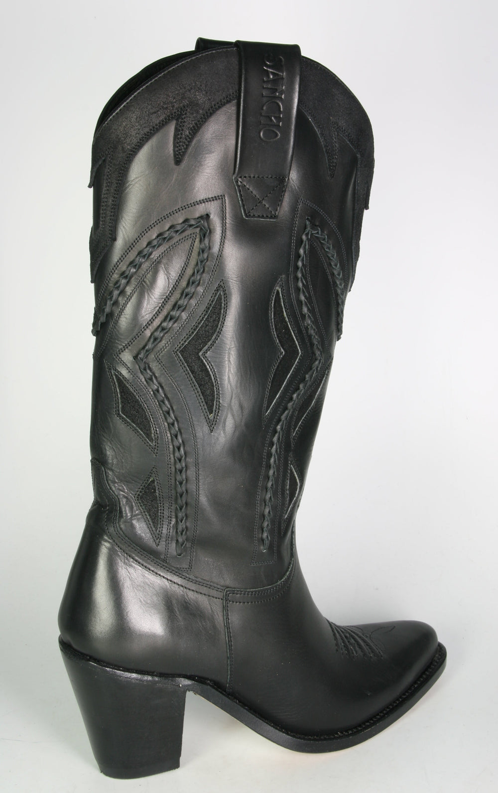 8448 Sancho cowboy boots Negro