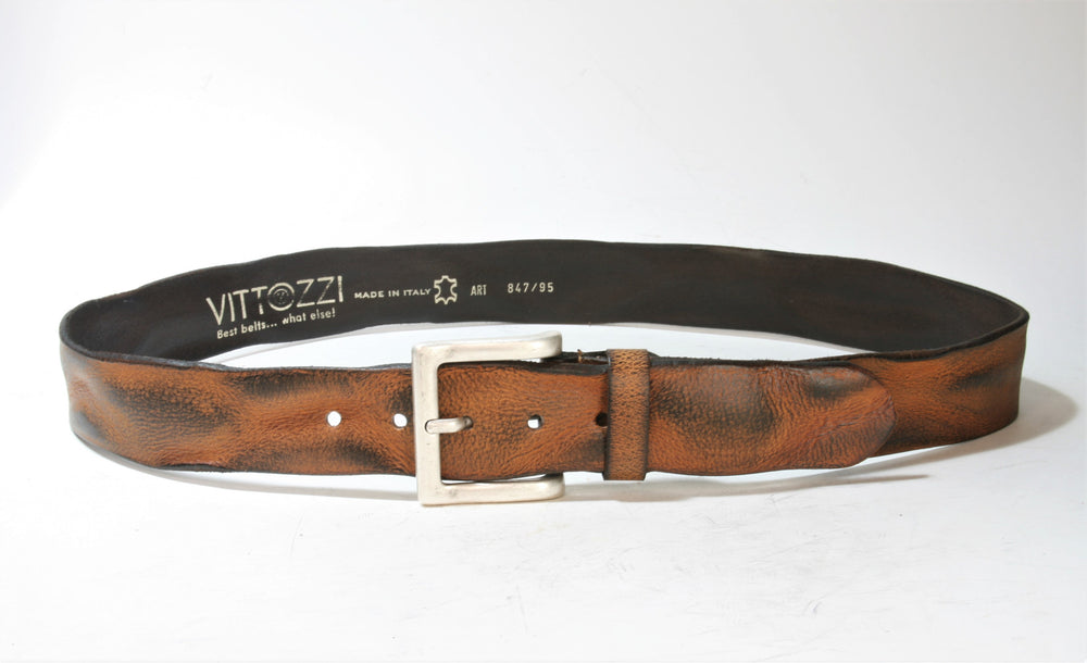 847 Vittozzi belt Pachino cognac