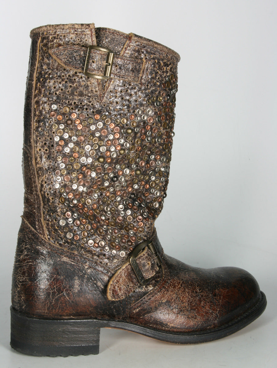 8830 Sendra Engineer Bikerboots Carol Barbados mit Nieten