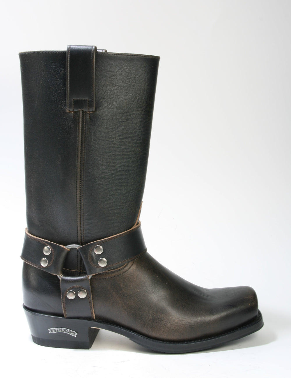 8833 Sendra Bikerboots Blues Biscuit Black