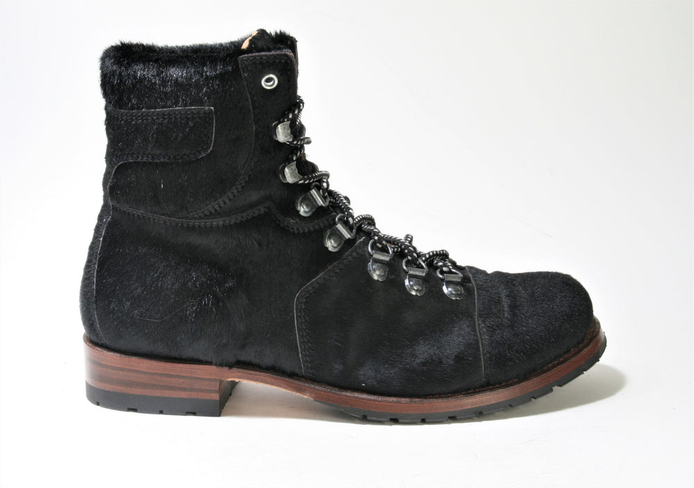9017 Sendra Schnürstiefel Bergsteiger Kuhfell schwarz