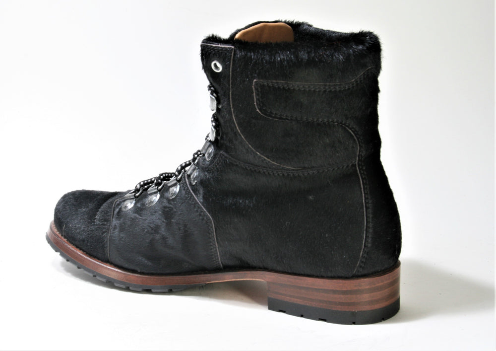 9017 Sendra Schnürstiefel Bergsteiger Kuhfell schwarz