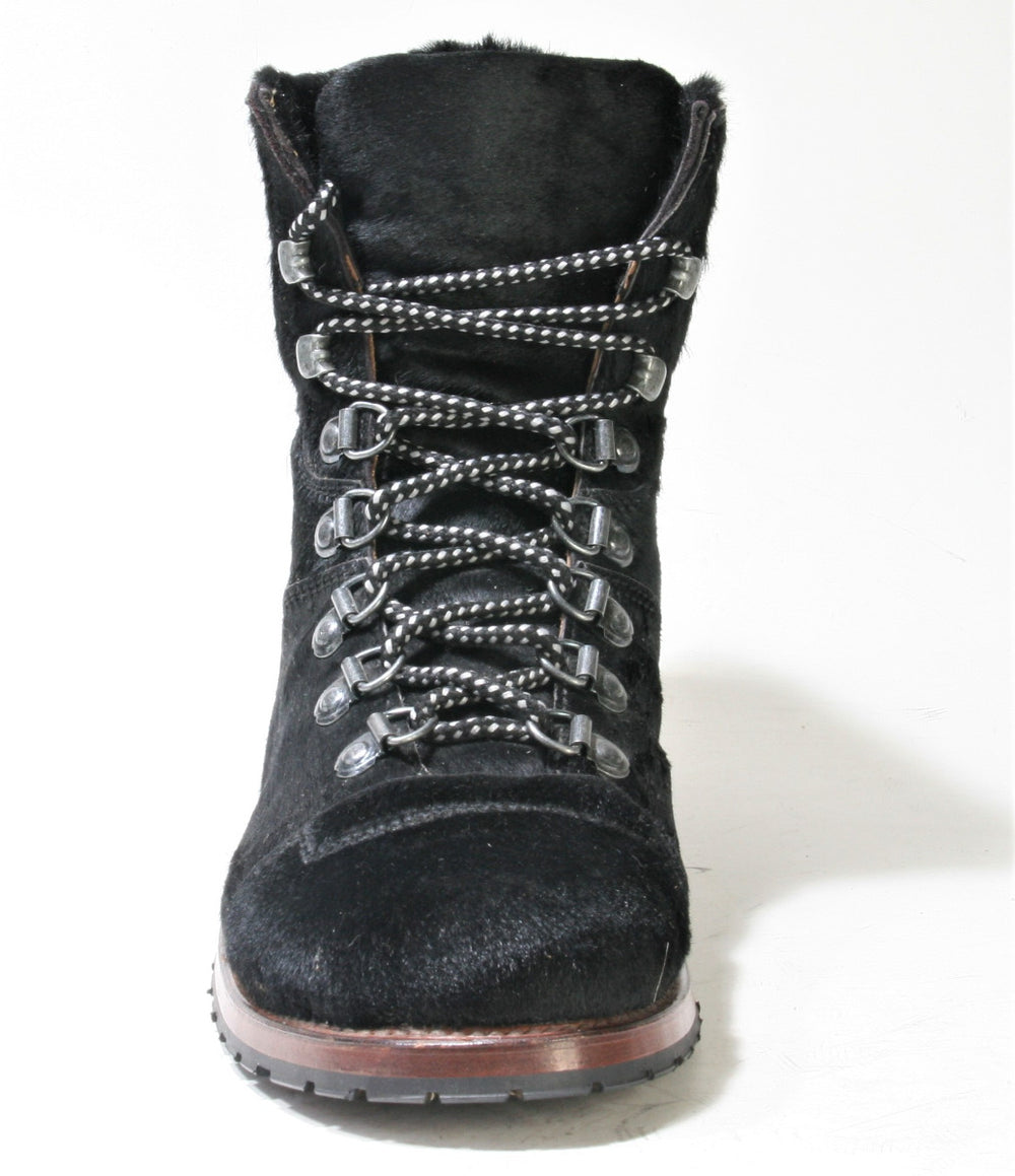 9017 Sendra Schnürstiefel Bergsteiger Kuhfell schwarz