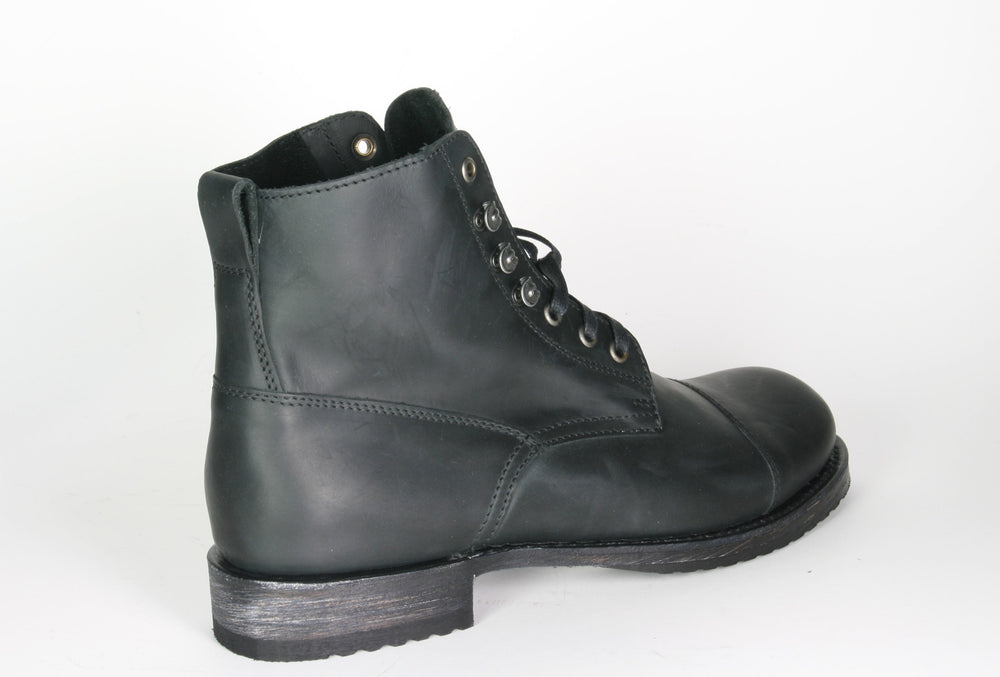 9049 Sendra Schnürstiefel Sprinter Negro Gummi