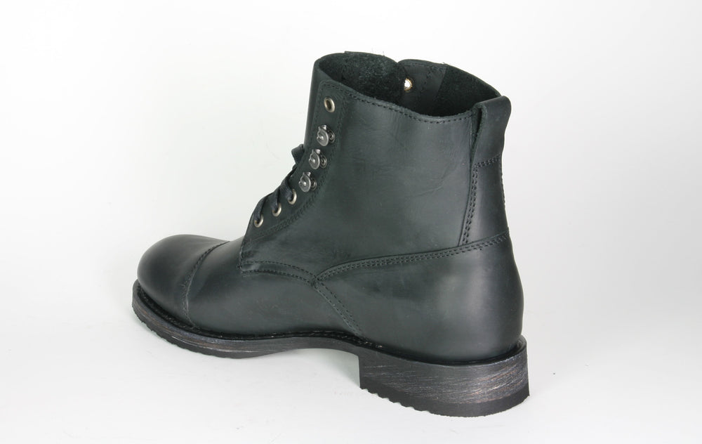 9049 Sendra Schnürstiefel Sprinter Negro Gummi