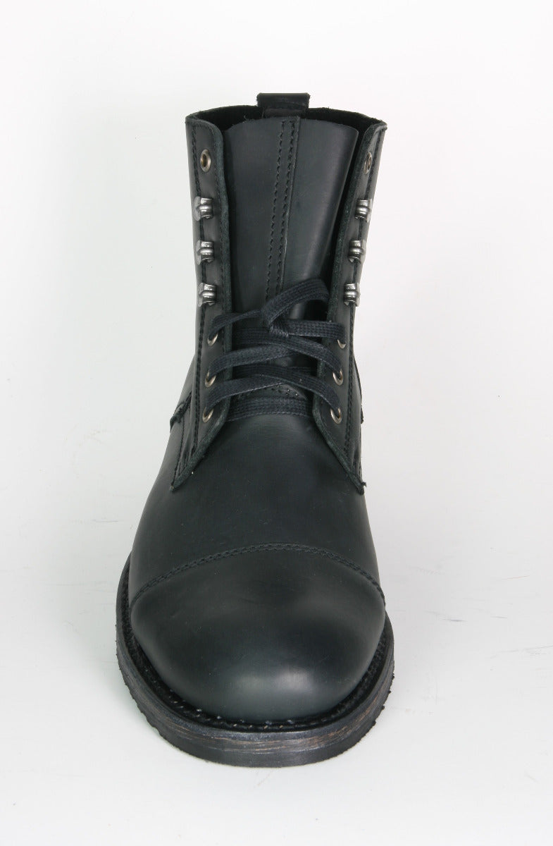 9049 Sendra Schnürstiefel Sprinter Negro Gummi