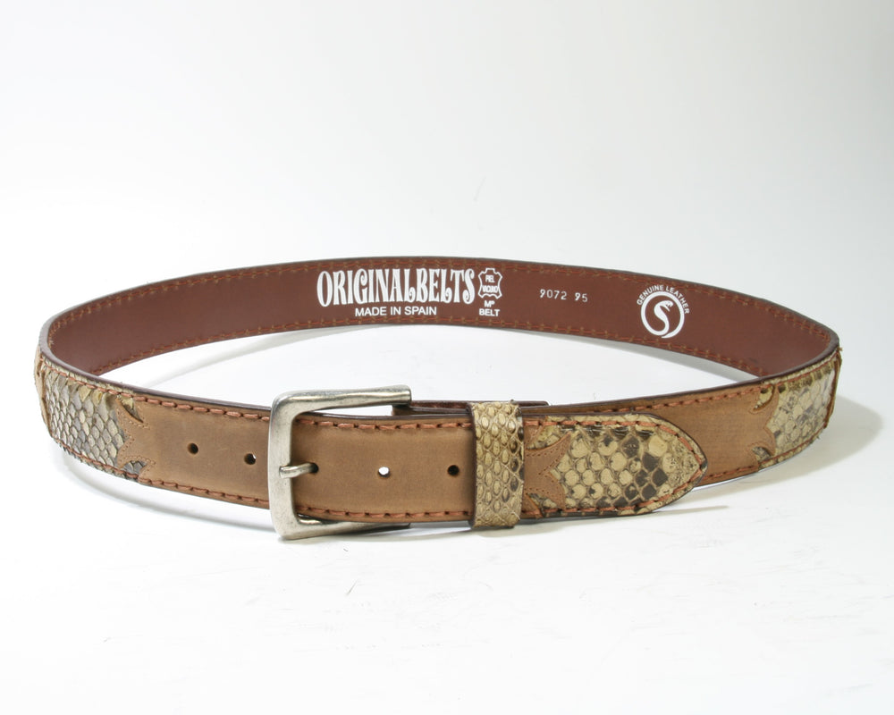 9072 Originalbelts Cuero Python Panizo