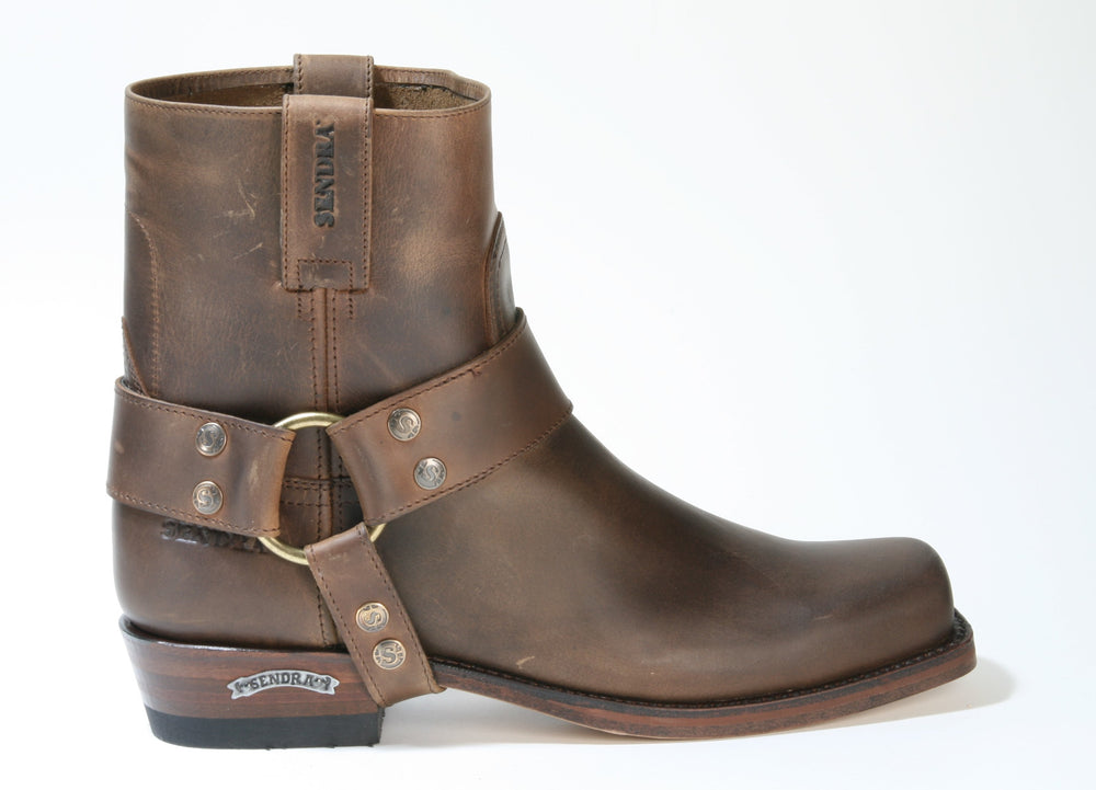 9077 Sendra Biker Boots Pete33 Brown