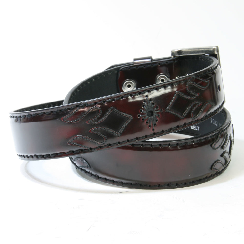 9082 Gürtel Originalbelts Florentic Burdeos