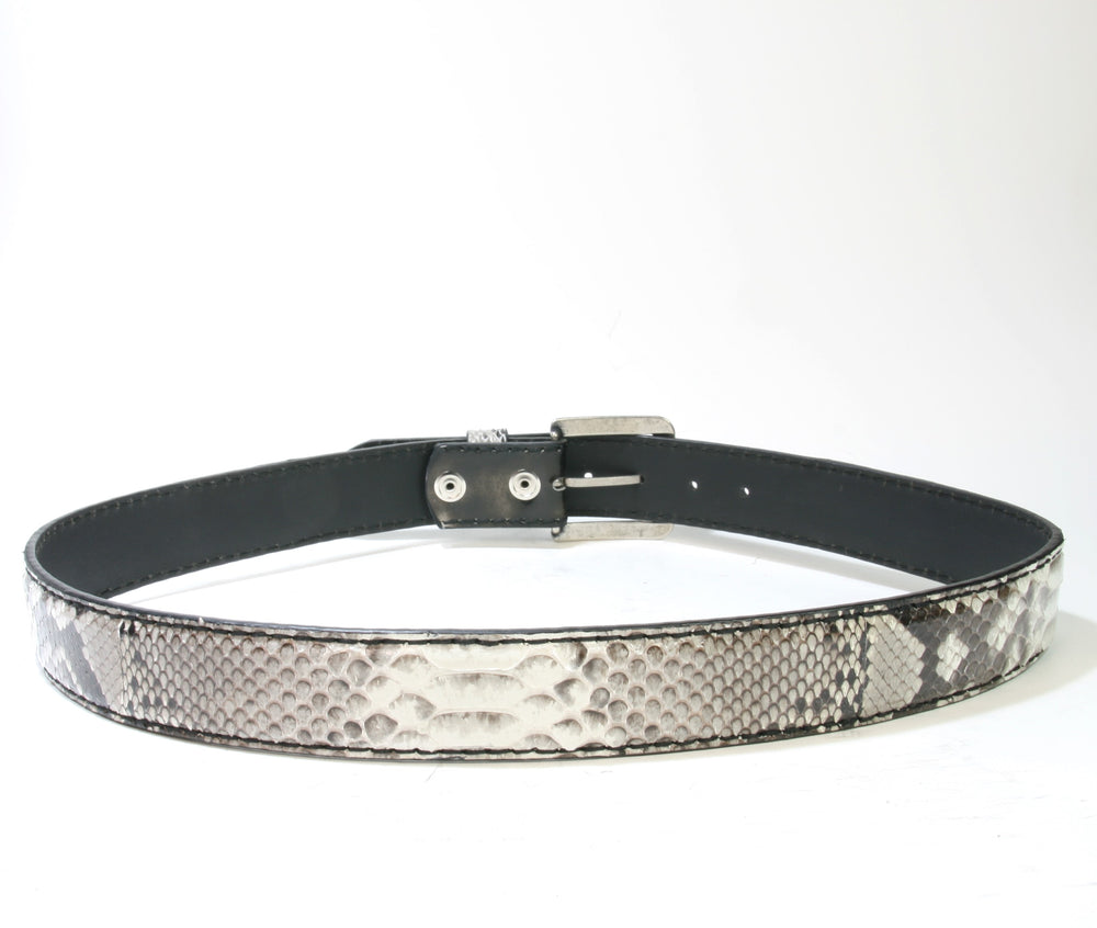 9084 Gürtel Original Belts Negro Python Natural
