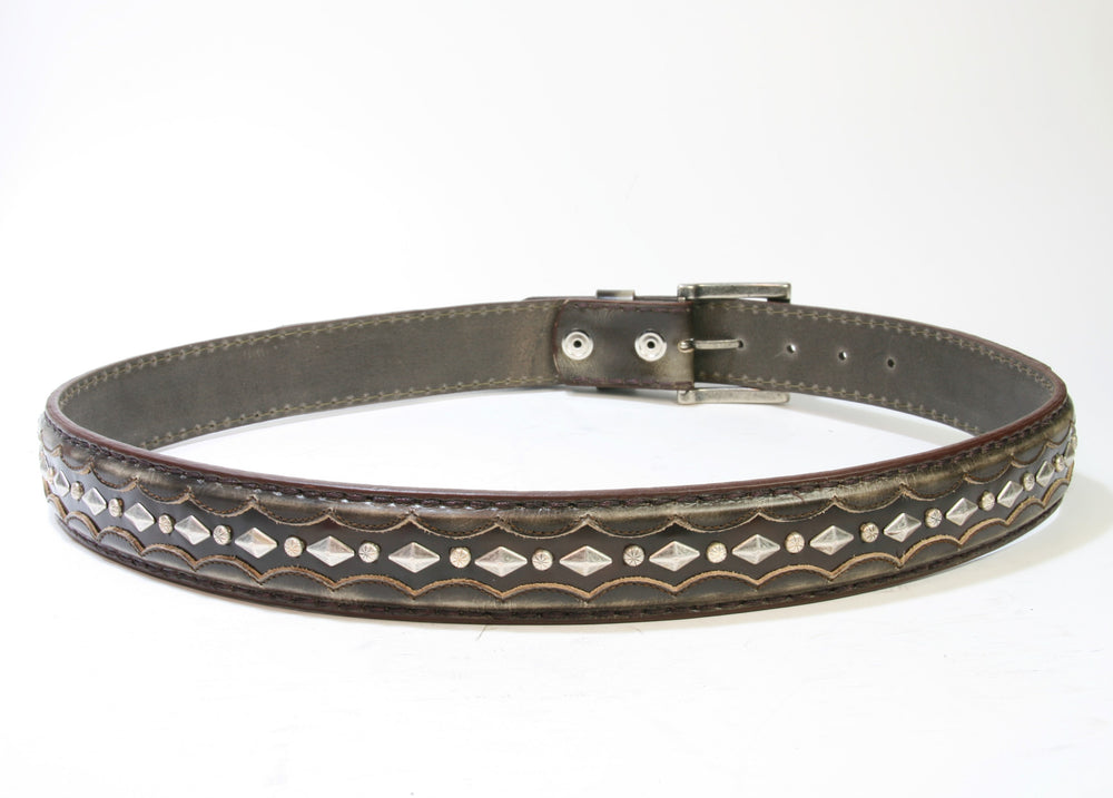 9093 Original Belts Gürtel Denver Arena Flor. Marron