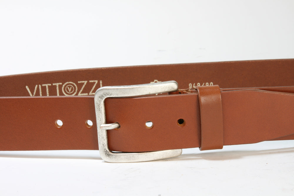 949 Vittozzi Gürtel Buffalo Cognac 2