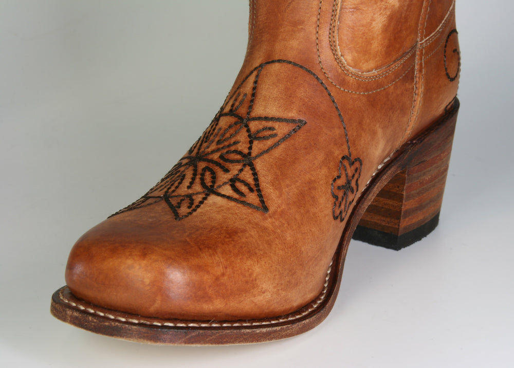 9570 Sendra Boots Toledo Olimpia Siena Lavado Boho