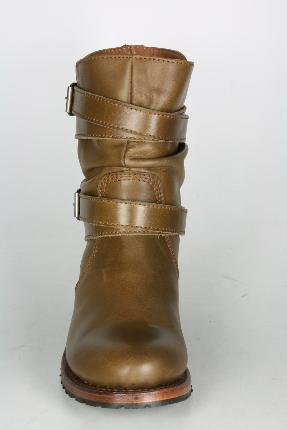 9695 Sendra Bikerboots Kurzsschaft Snowbut Oliva