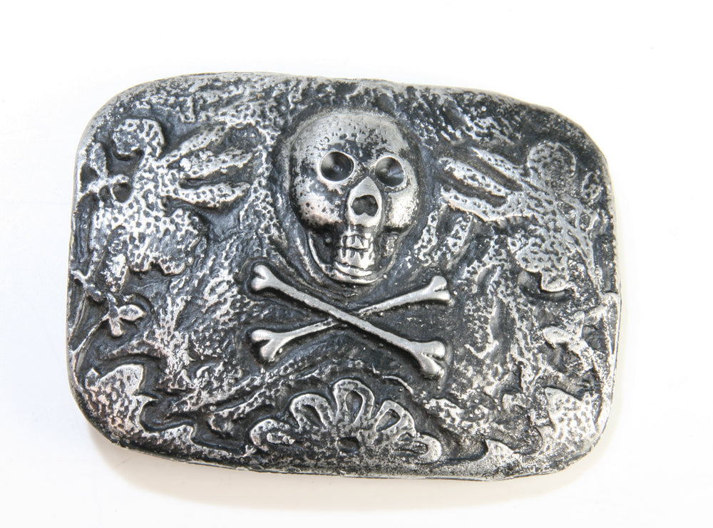 001 Buckle Gürtelschnalle Totenkopf