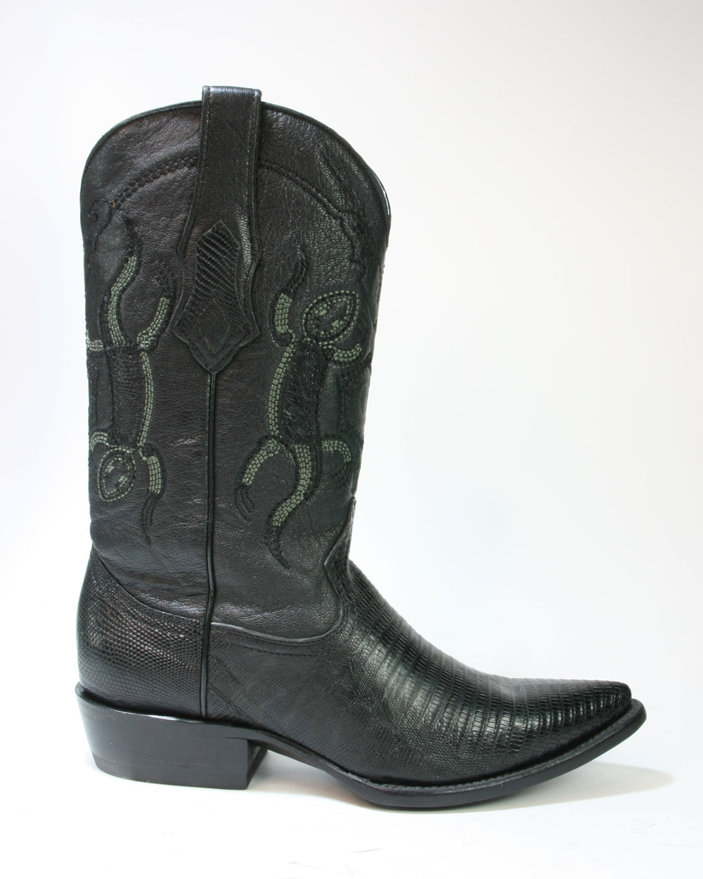 46978 Cuadra Cowboystiefel Echse Black spitz