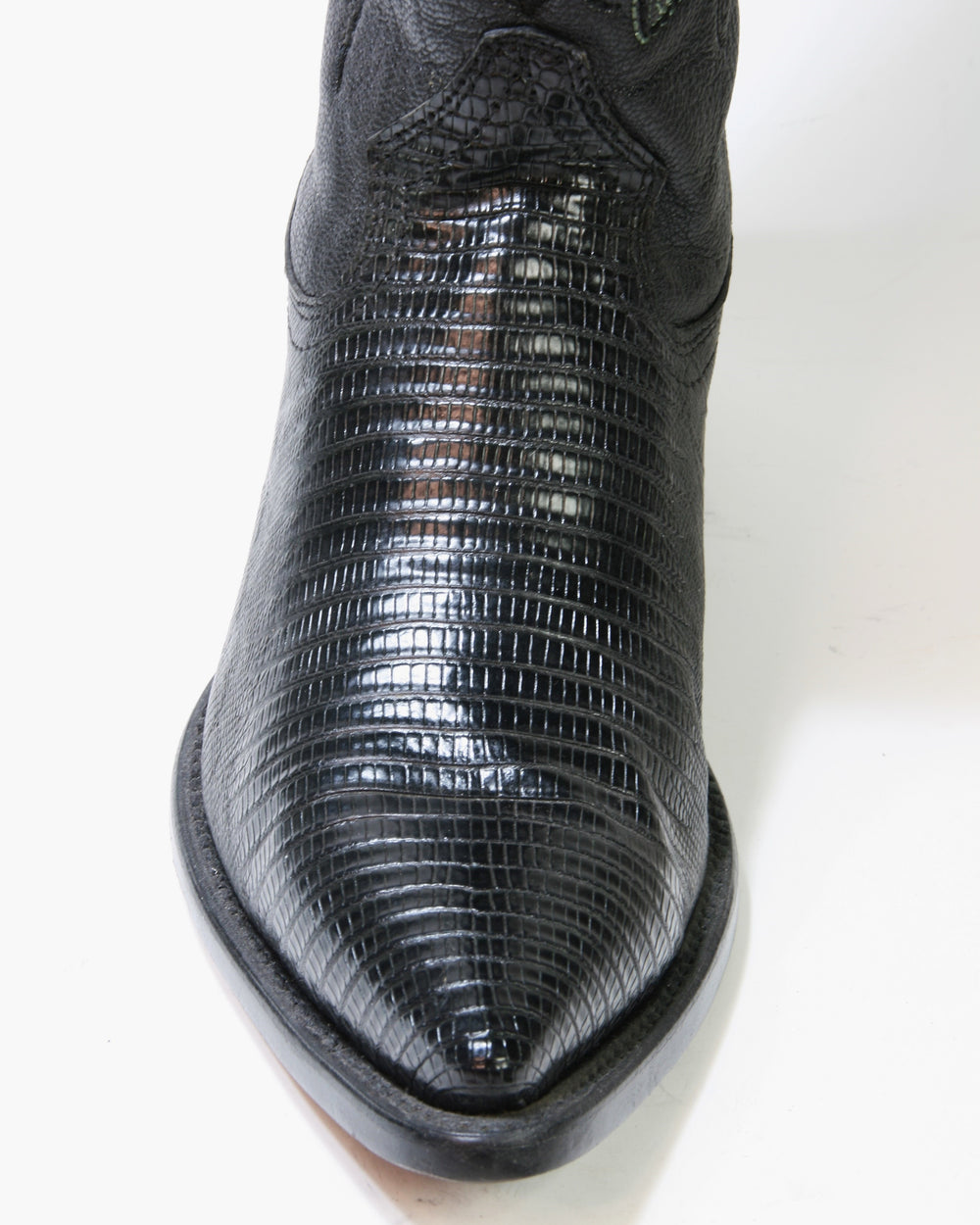 46978 Cuadra Cowboystiefel Echse Black spitz