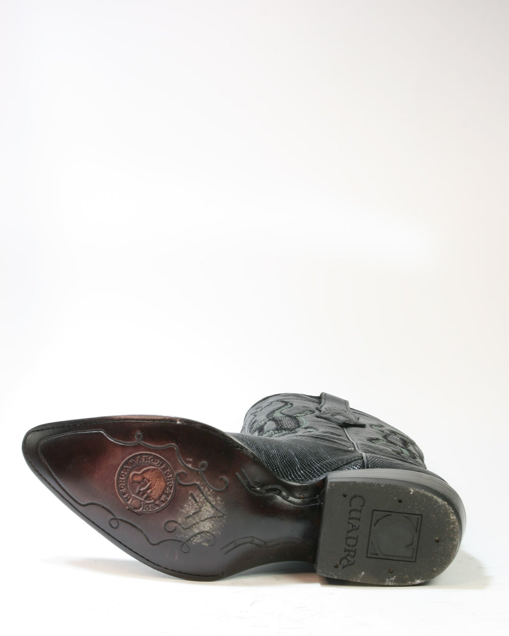 46978 Cuadra Cowboystiefel Echse Black spitz