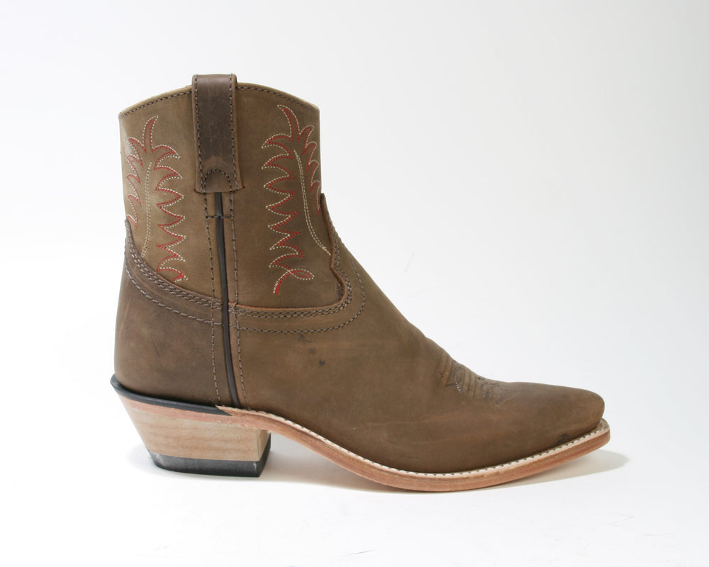 LF 1630 Old West Brown Stiefelette