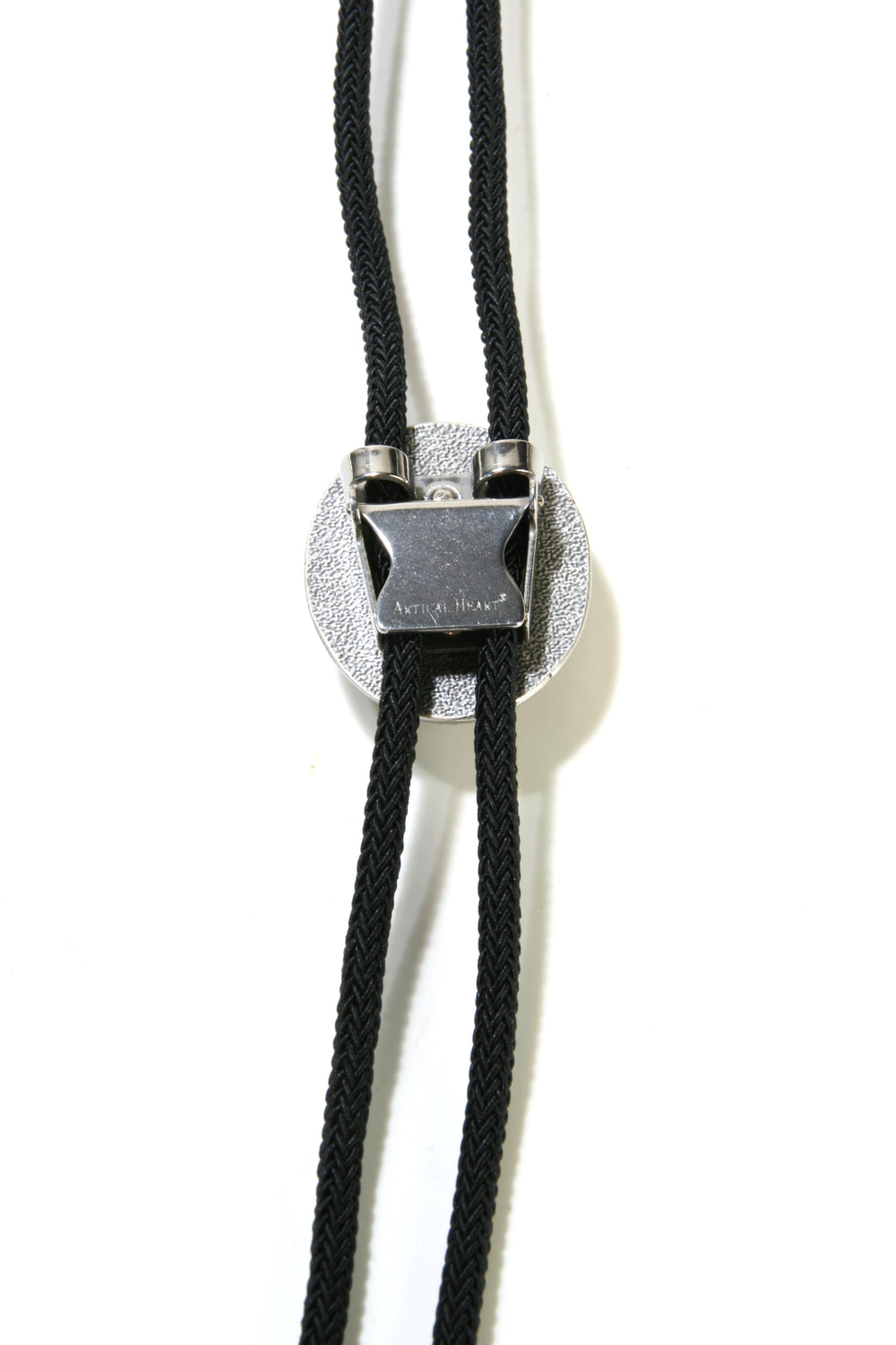10036 Bolotie Westernkrawatte Kette mit schwarzem Stein