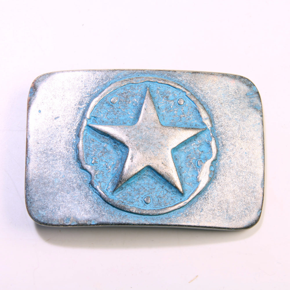 S-1236-c Buckle Gürtelschnalle blau