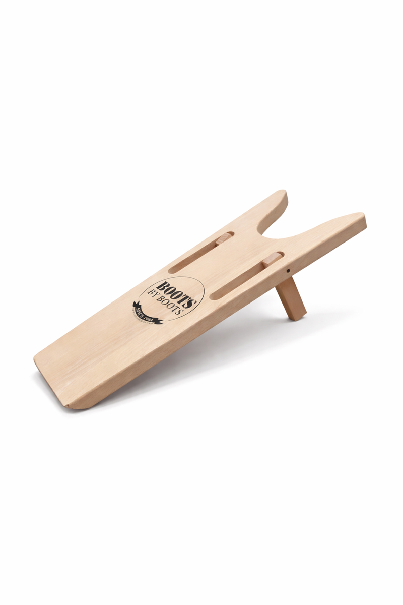 01 Wooden boot jack from Sendra Boots