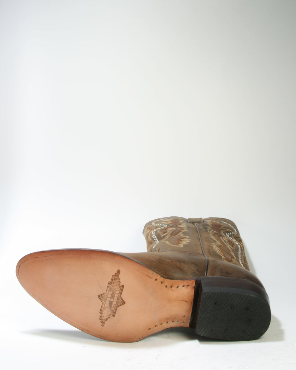 WB-07 Cowboystiefel Stars and Stripes Brown