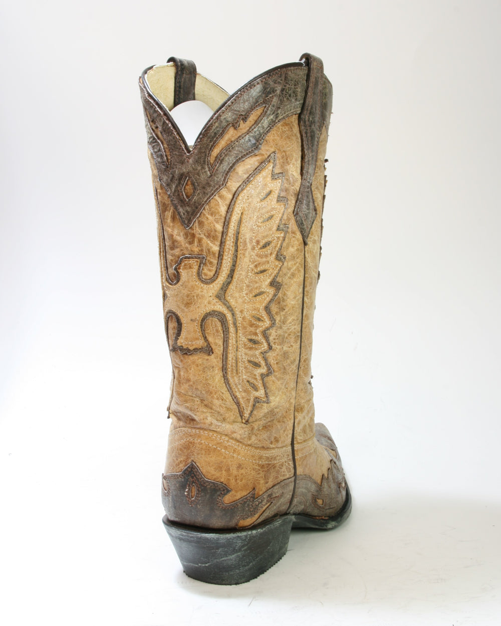 Rückansicht hochwertiger Cowboystiefel aus Mexiko