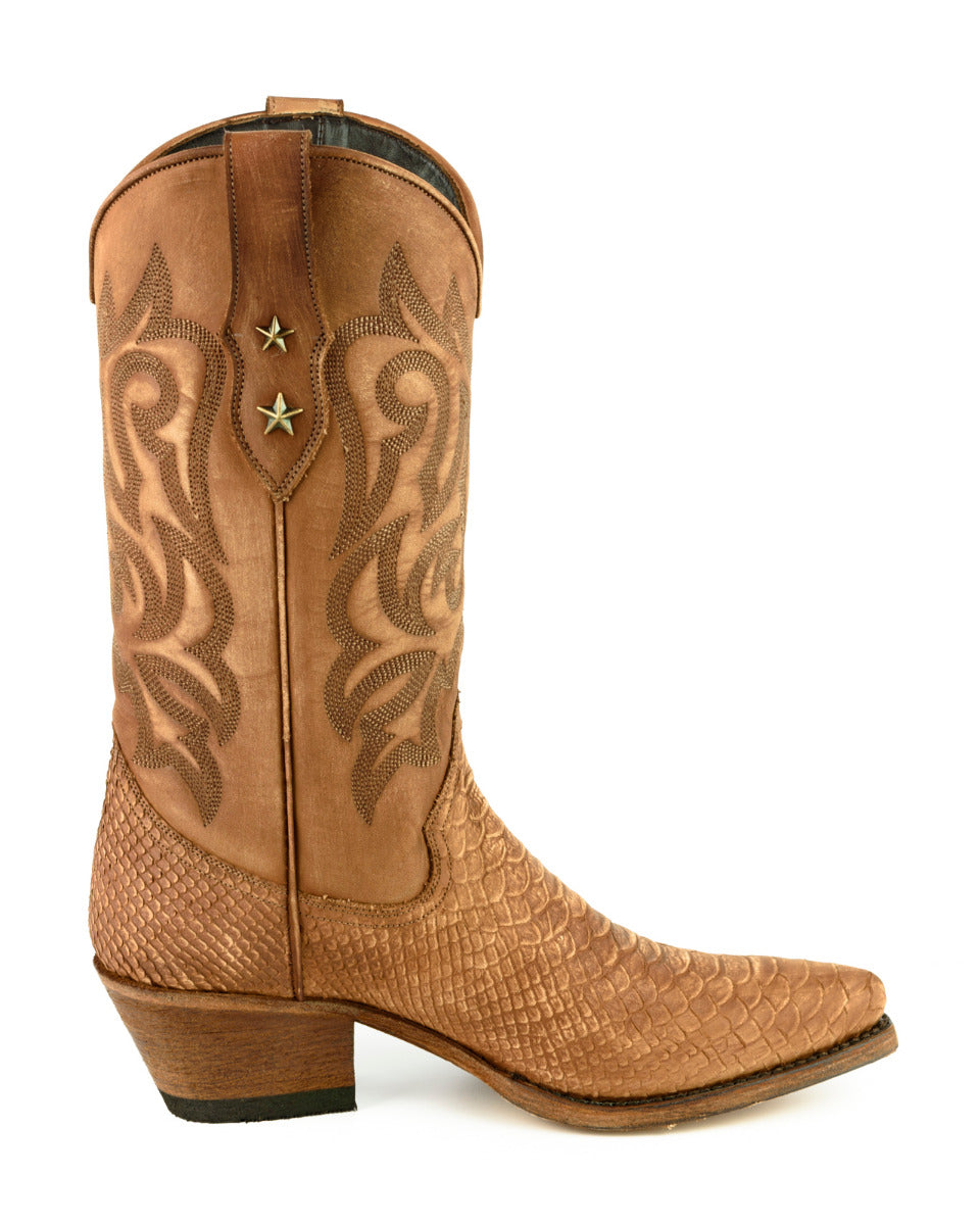 2524 Mayura cowboy boots cognac Lavado
