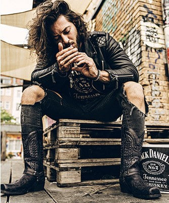 2471 Mayura Bikerboots Negro