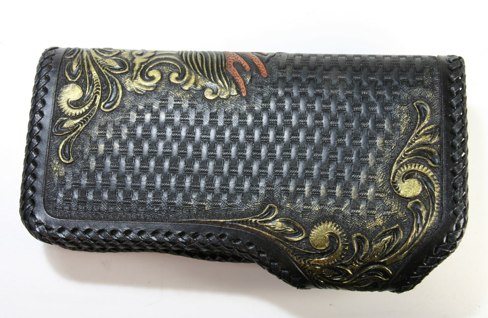 Leder Wallet Dragon HANDMADE